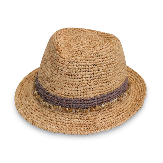 TAHITI RAFFIA FEDORA HAT