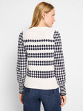 PATTERN WAFFLE STITCH SWEATER