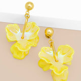 DOUBLE DROP FLOWER EARRINGS