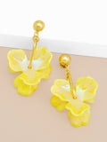 DOUBLE DROP FLOWER EARRINGS