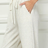 Soft Melange Terry Cropped Pants