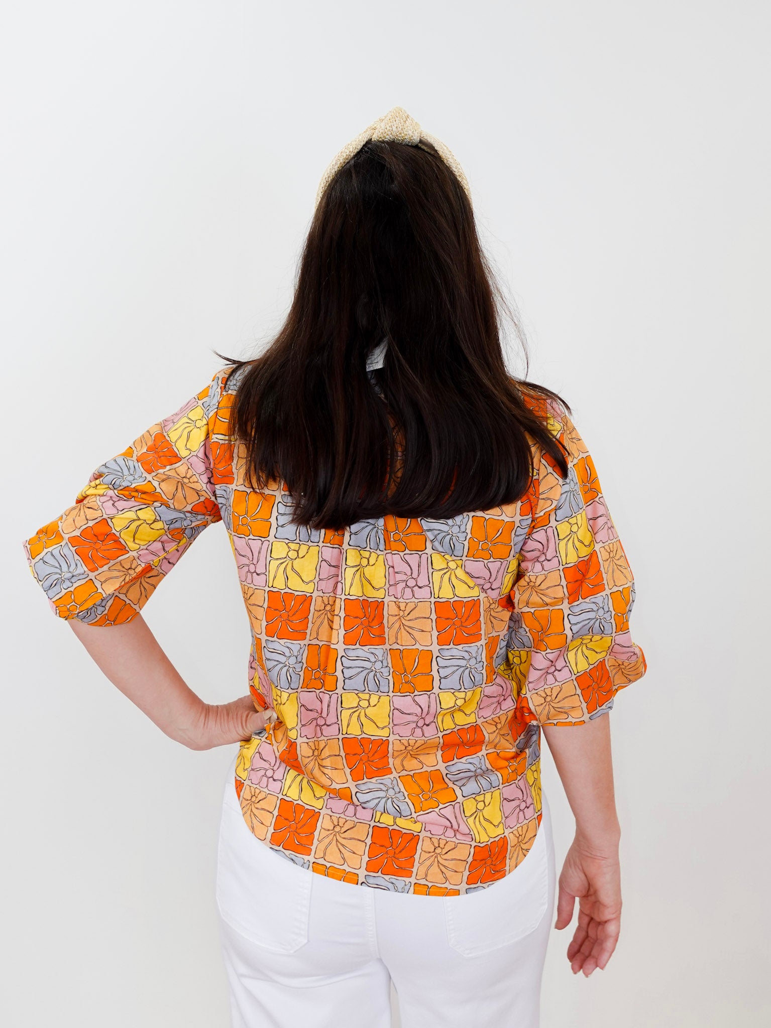 Blouson Sleeve Button Front Shirt - TresChicTexas