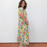 Tiered Puff Sleeve Shirt Dress - TresChicTexas