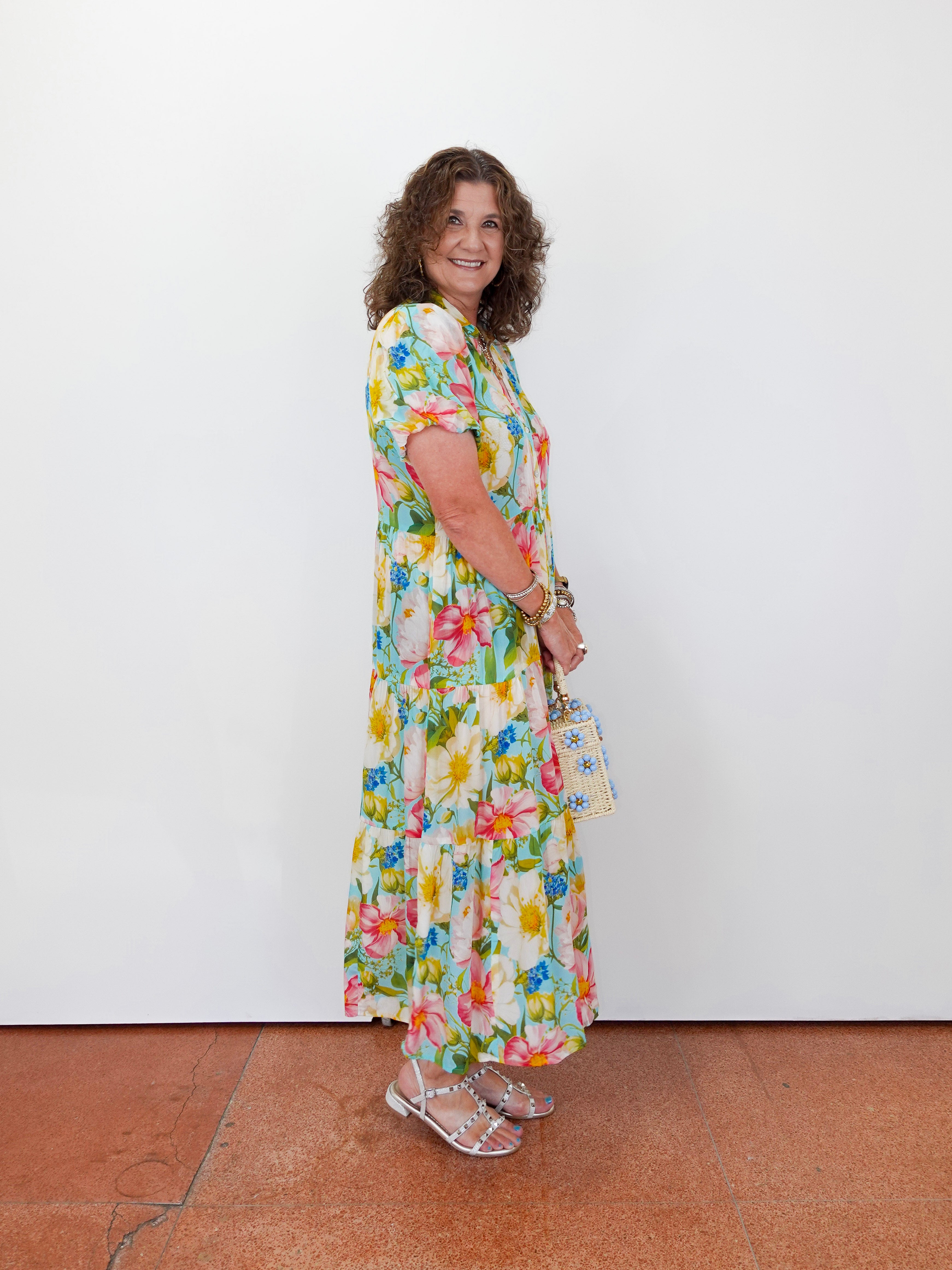 Tiered Puff Sleeve Shirt Dress - TresChicTexas