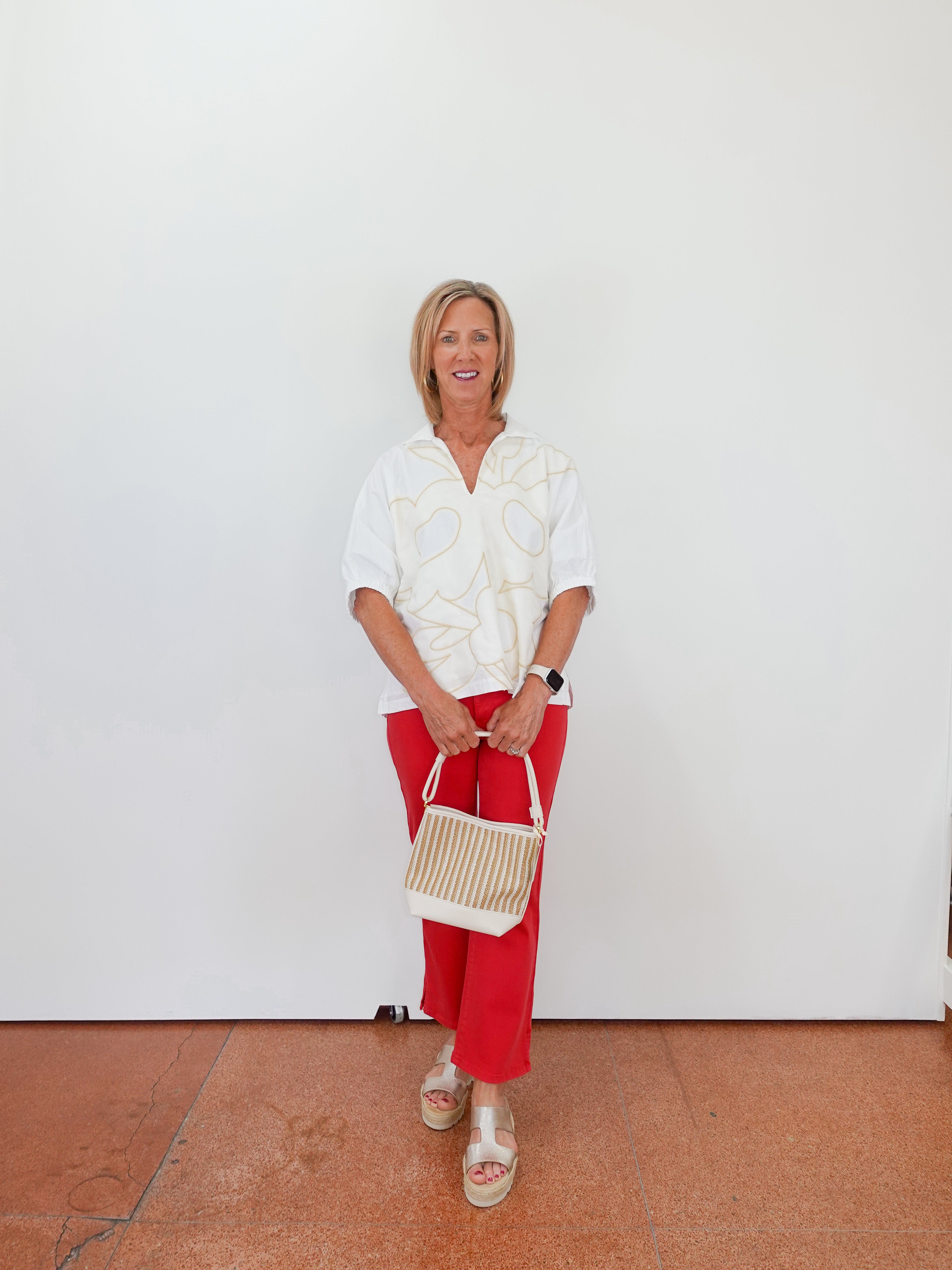 Beige Bloom Poppy Top - TresChicTexas