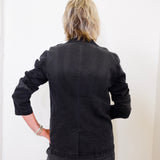 Luxe Denim Woven Jacket