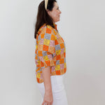 Blouson Sleeve Button Front Shirt - TresChicTexas