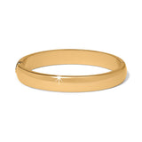 Gold bracelet on a white background