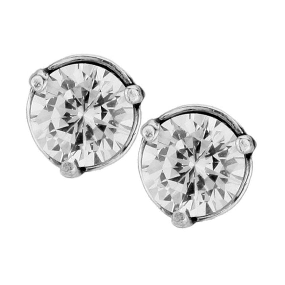 7MM BRILLIANCE STUD EARRINGS