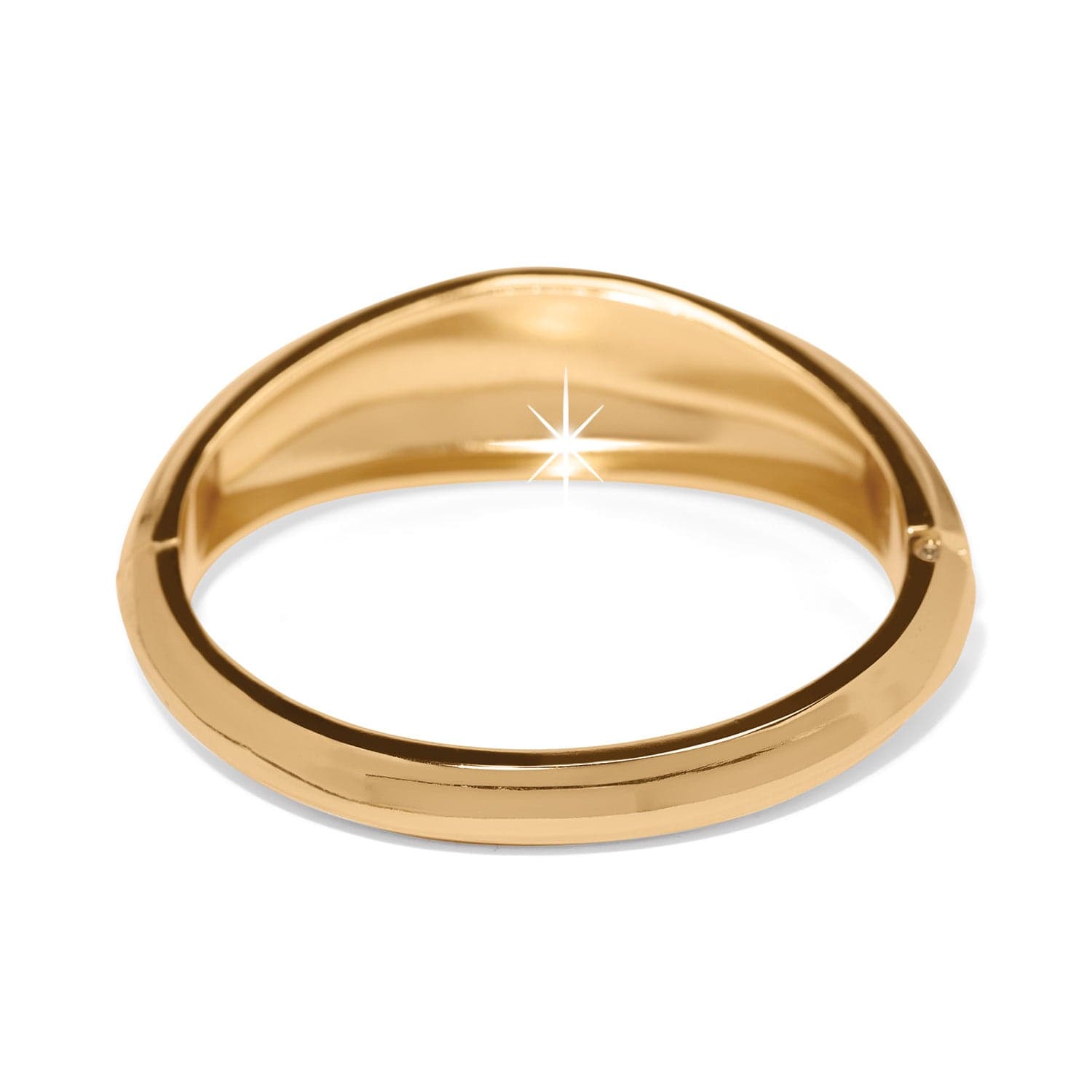 Gold bracelet  on a white background