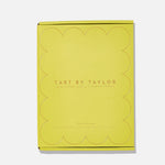 Yellow box with 'Tart by Taylor' branding on a white background