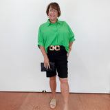Solid Short Sleeve Top