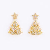 Laura Christmas Tree Earrings