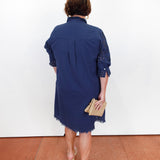 3/4 Sleeve Eyelet Dress