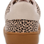 leopard print shoe from dolce vita against a white background 