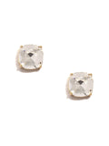 SQUARE CRYSTAL STUD EARRINGS