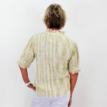 Ribbon Embroidered Blouse - TresChicTexas