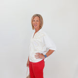 Beige Bloom Poppy Top - TresChicTexas