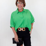 Solid Short Sleeve Top
