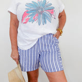 Seaport Stripe Short - TresChicTexas