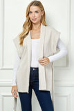 BELTED VEST JACKET