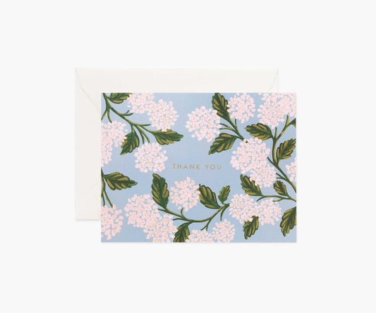 HYDRANGEA THANK YOU CARD