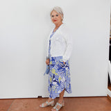 Fiji Floral Sleeveless Seamed Dress - TresChicTexas