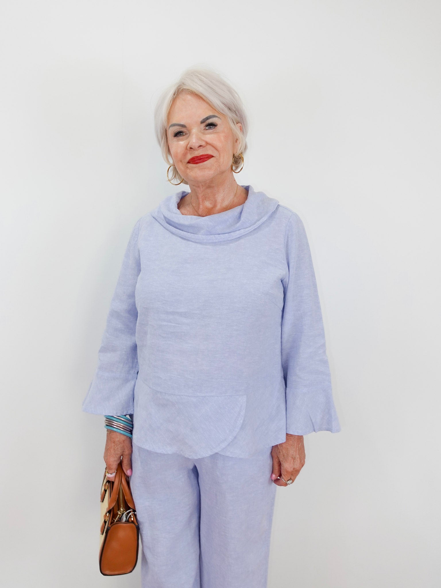 Lined Overlay Flounce Top - TresChicTexas