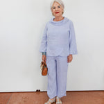 Linen Pleat Button Capri Pant - TresChicTexas