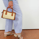 Linen Pleat Button Capri Pant - TresChicTexas