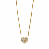 ILLUMINA CELESTE HEART NECKLACE