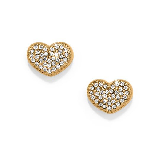 ILLUMINA CELESTE HEART STUDS