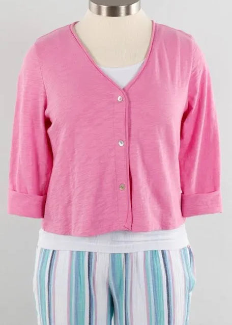 COTTON SLUB EASY JACKET - TresChicTexas
