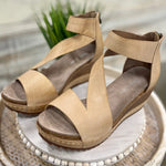 DAVI LEATHER WEDGE - TresChicTexas