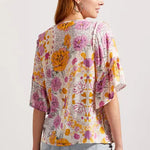 BLOUSE W/ FRILL SLEEVE - TresChicTexas