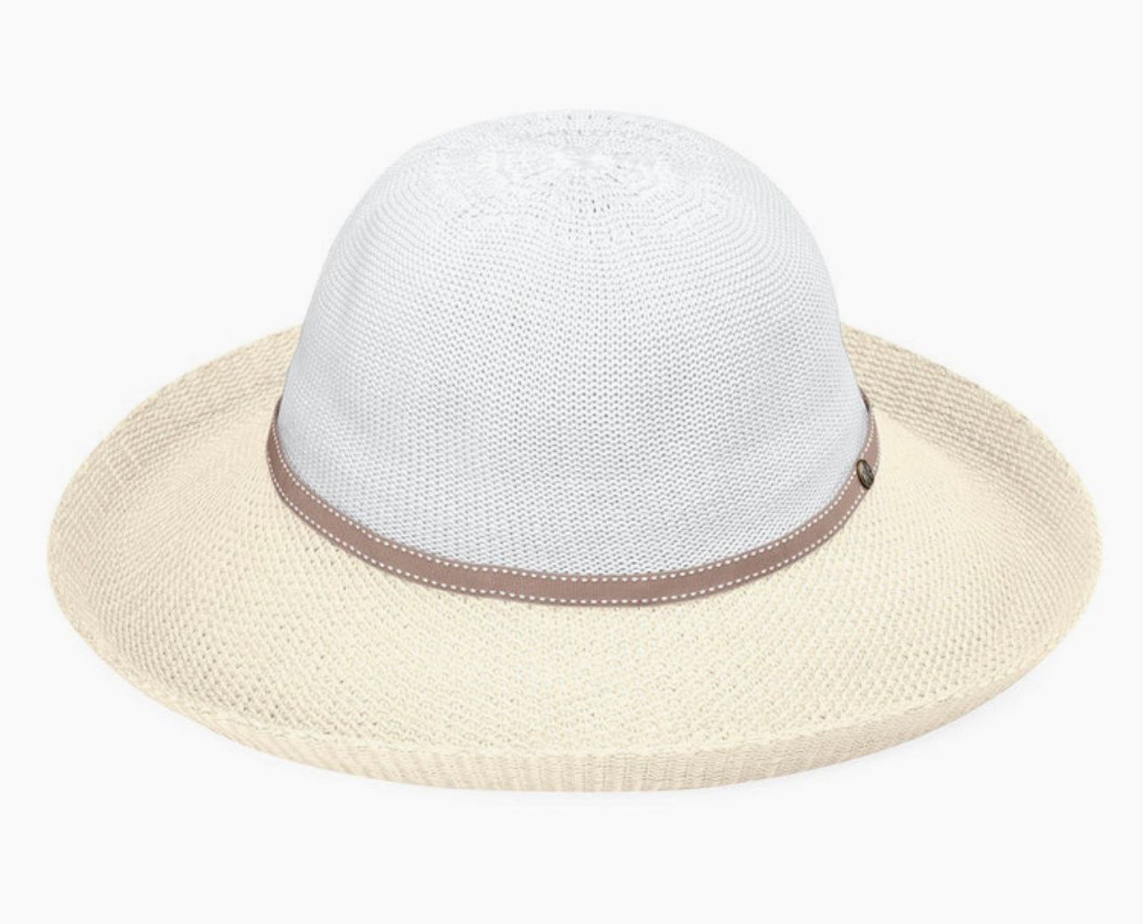 VICTORIA 2-TONED PACKABLE HAT - TresChicTexas