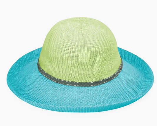 VICTORIA 2-TONED PACKABLE HAT