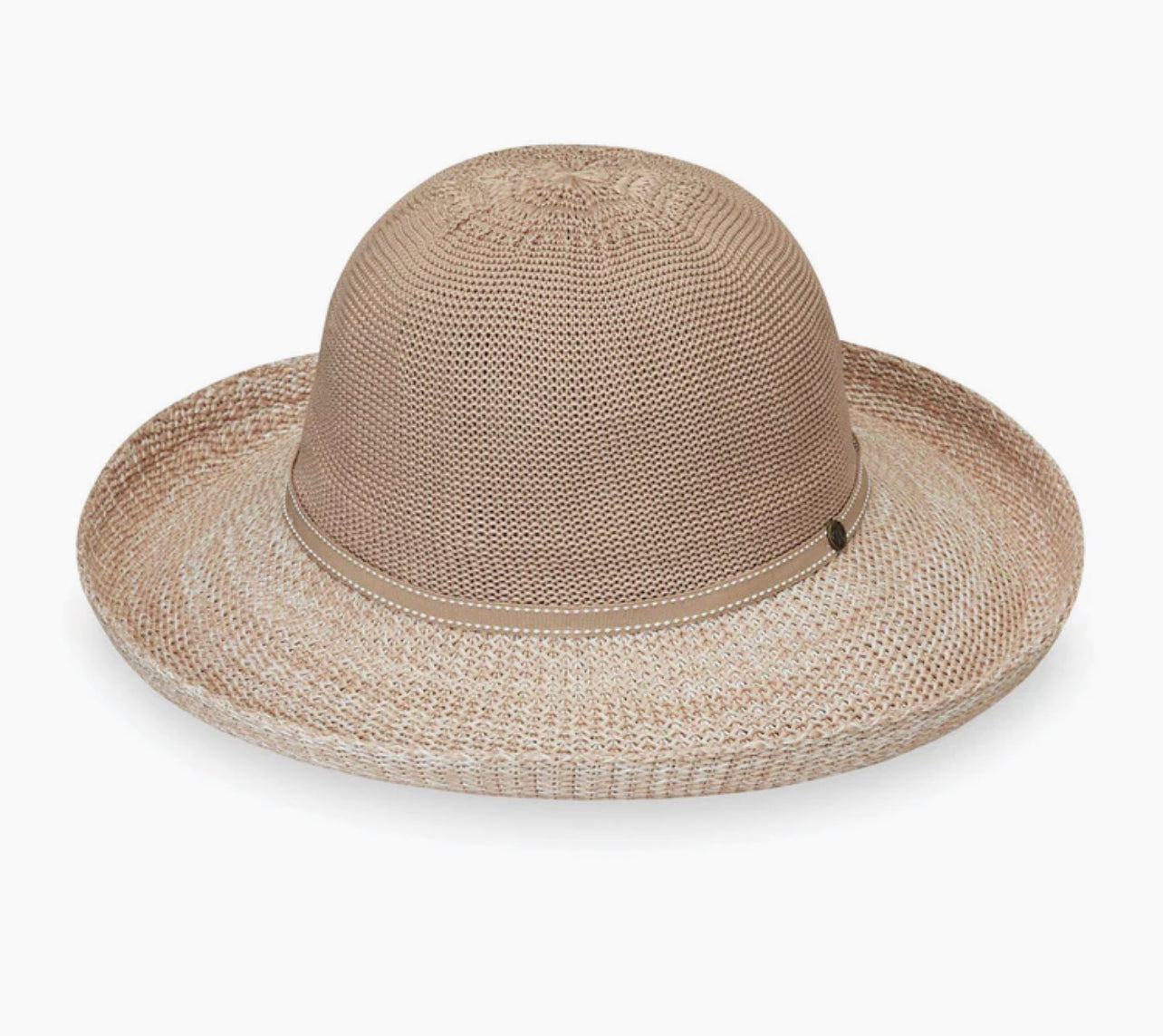 VICTORIA 2-TONED PACKABLE HAT - TresChicTexas