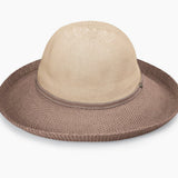 VICTORIA 2-TONED PACKABLE HAT - TresChicTexas