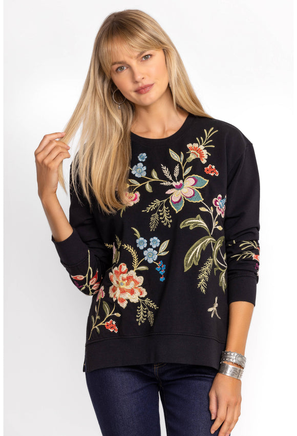 JULIANNA SIDE LACE UP SWEATSHIRT