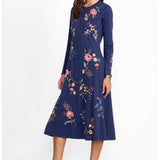 RAW SEAM CREW NECK DRESS