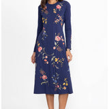 RAW SEAM CREW NECK DRESS