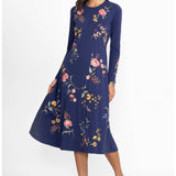 RAW SEAM CREW NECK DRESS