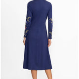 RAW SEAM CREW NECK DRESS