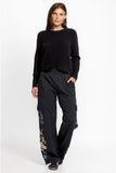PACIFICA WIDE LEG FRENCH TERRY CARGO PANT