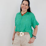 The Audrey Short Sleeve Shirt - TresChicTexas