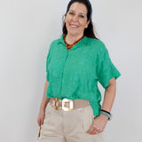 The Audrey Short Sleeve Shirt - TresChicTexas