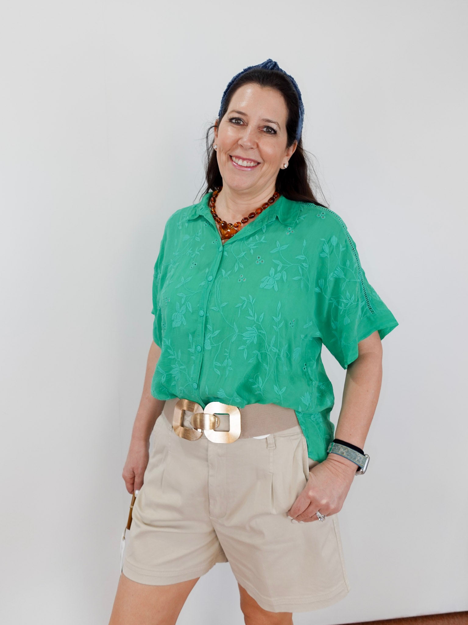 The Audrey Short Sleeve Shirt - TresChicTexas