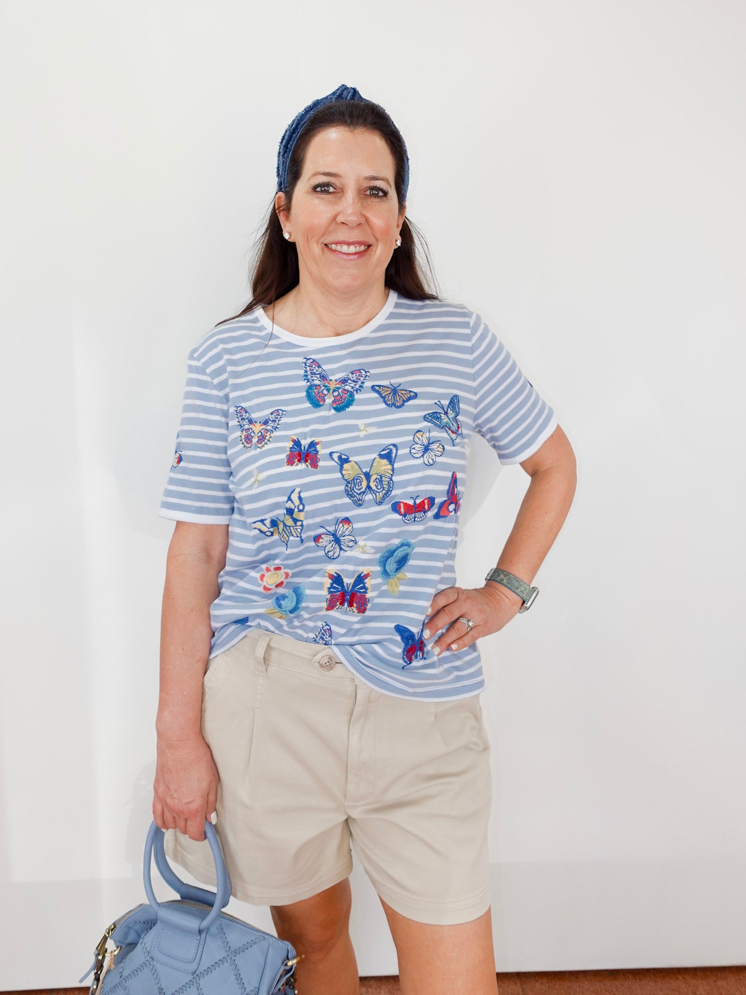 Vanny Contrast Binding T-Shirt - TresChicTexas