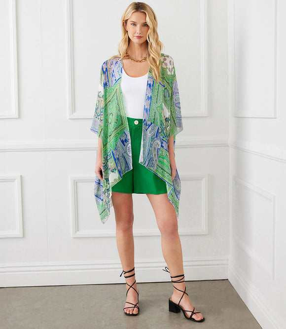 GOING GREEN HW PLEATED SHORTS